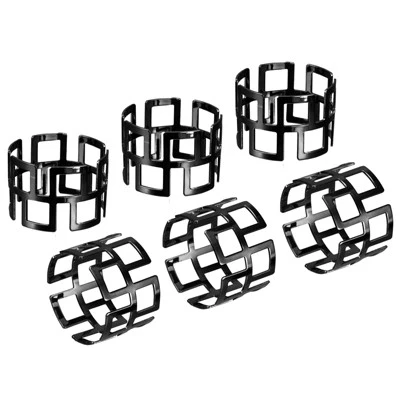 Unique Bargains Metal Hollow Out Wear Resistant Decorative Napkin Rings 6 Pcs 5 Unique Bargains Metal Hollow Out Wear Resistant Decorative Napkin Rings 6 Pcs - Image 5