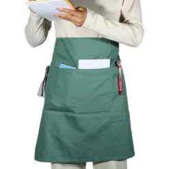 Unique Bargains Waist Apron Half Apron With Pockets 1 Pc -Kitchen Utensil Store GUEST c99f134c 2ed8 4214 a4d0 c321709e74c8