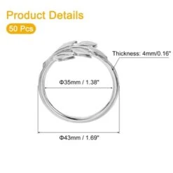 Unique Bargains Decorative Wear Resistance Napkin Rings For Decoration Adornment