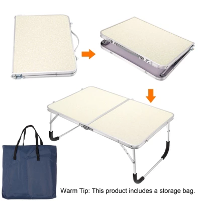 Unique Bargains Bed Sofa 24 X 16.1 X 10.6-inch Portable Foldable Laptop Table Working Desks With 1Pc Tote Bag 2 Unique Bargains Bed Sofa 24 X 16.1 X 10.6-inch Portable Foldable Laptop Table Working Desks With 1Pc Tote Bag - Image 2