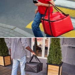 Unique Bargains Insulated Non-woven Fabric Cookies Party Pizza Bag Durable Food Transfer Bag 1 Pc -Kitchen Utensil Store GUEST cbde8946 df5f 45bc 9fb0 f824c671bc5a