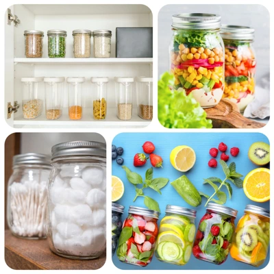 Unique Bargains Regular Leak Proof Kitchen Storage Canning Jars Lids 8 Pcs 5 Unique Bargains Regular Leak Proof Kitchen Storage Canning Jars Lids 8 Pcs - Image 5