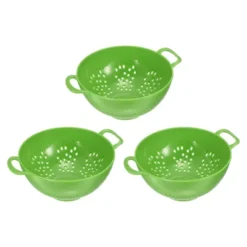 Unique Bargains Vegetable Fruit Kitchen Drain Sieve Plastic Colander 3 Pcs 14 Unique Bargains Vegetable Fruit Kitchen Drain Sieve Plastic Colander 3 Pcs -Kitchen Utensil Store GUEST cc910b9e 0e80 4d84 a22b f777cd3b8215