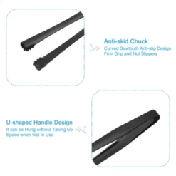 Unique Bargains Stainless Steel Ice Tongs For Appetizers, Charcuterie, Dessert, Tea Party, Bar, Cafe Serving 6" Black 2 Pcs -Kitchen Utensil Store GUEST ce11621b b919 4469 849f b336301c7fba