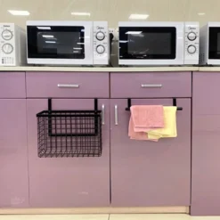 Unique Bargains Kitchen Cabinet Door With Towel Bar And Metal Wire Baskets Organizer 2 Pcs -Kitchen Utensil Store GUEST ceaba4c8 2913 48ed 91c1 f5a45cc6158a