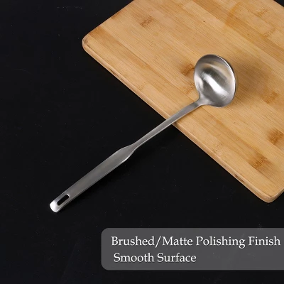 Unique Bargains Stainless Steel Soup Spoon Ladle 9.8" 1Pc 2 Unique Bargains Stainless Steel Soup Spoon Ladle 9.8" 1Pc - Image 2