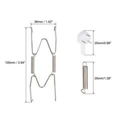 Unique Bargains Stainless Steel Kitchen Dish Racks For Decorative Plate Hanger Silver