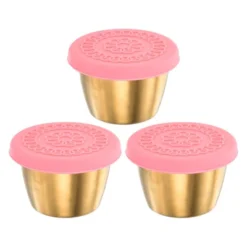 Unique Bargains Silicone Durable Leak-proof Portable Pink Food Storage Containers -Kitchen Utensil Store GUEST cfa0f8b7 0ded 41ba 81cf c6140a95b030