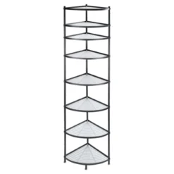 Unique Bargains 8-Tier Cookware Stand Corner Pots Kettles Shelf Rack Black 1 Pc -Kitchen Utensil Store GUEST d046d79b 3d10 4f1b 8eca 22da9613c063