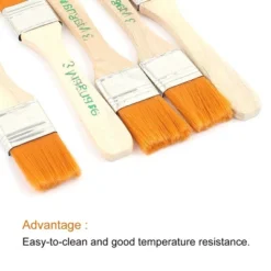 Unique Bargains Baking Bakeware Bread Cook Pastry Oil Cream BBQ Basting Brush 5 Pcs 7 Unique Bargains Baking Bakeware Bread Cook Pastry Oil Cream BBQ Basting Brush 5 Pcs -Kitchen Utensil Store GUEST d0636a80 b6f2 4a72 b6c4 44d7c8341996