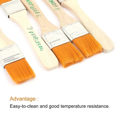 Unique Bargains Baking Bakeware Bread Cook Pastry Oil Cream BBQ Basting Brush 5 Pcs 3 Unique Bargains Baking Bakeware Bread Cook Pastry Oil Cream BBQ Basting Brush 5 Pcs - Image 3