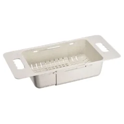 Unique Bargains Extendable Over The Sink Strainer Fruit Vegetable Wash Basket Adjustable Colander For Kitchen Plastic -Kitchen Utensil Store GUEST d1eff944 44f7 40cf 956e 12aba31f10bf