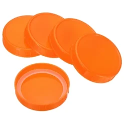 Unique Bargains Regular Mouth Plastic Mason Jar Lids With Silicone Sealing Ring 6 Pcs -Kitchen Utensil Store GUEST d320dff5 0751 412f a100 a42e7385d47d