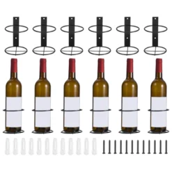 Unique Bargains Spiral Metal Wine Bottle Display Holder Wall Storage Shelf 12 Pcs 13 Unique Bargains Spiral Metal Wine Bottle Display Holder Wall Storage Shelf 12 Pcs -Kitchen Utensil Store GUEST d48eb266 c7f8 45a5 b028 7f0ef0cc844b