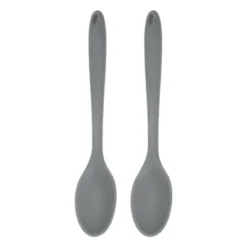 Unique Bargains Silicone Heat Resistant Cooking Utensil Mixing Spoons 2 Pcs -Kitchen Utensil Store GUEST d67ad1ea 1523 4fb6 a532 29f020aa394a