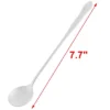 Unique Bargains Stainless Steel Long Handle Latte Coffee Tea Spoon Scoop 19.5cm 2pcs