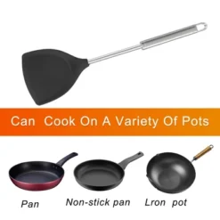 Unique Bargains Heat Resistant Non-scratch Non-Stick Silicone Turner -Kitchen Utensil Store GUEST d849516d cf88 4730 a474 1d113e6598d0