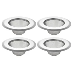 Unique Bargains Stainless Steel Mesh Durable Rust-Proof Kitchen Sink Strainer 4 Pcs 6 Unique Bargains Stainless Steel Mesh Durable Rust-Proof Kitchen Sink Strainer 4 Pcs -Kitchen Utensil Store GUEST d9385246 4c57 4419 a357 6d6f1c9baa30