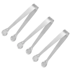 Unique Bargains Tea Party Stainless Steel Silver Mini Ice Cube Tongs -Kitchen Utensil Store GUEST d9adff1c e55b 45ea a2ee b8ae9713258b