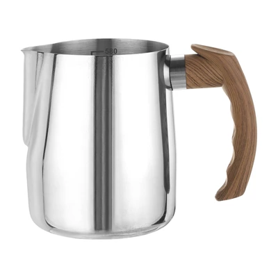 Unique Bargains Stainless Steel Coffee Cup Mug Milk Frothing Pitcher With Handle 20oz/600ml 5 Unique Bargains Stainless Steel Coffee Cup Mug Milk Frothing Pitcher With Handle 20oz/600ml - Image 5