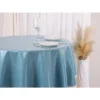 Unique Bargains Party Kitchen Round Oil-Proof Waterproof Lace TPU Tablecloth 1 Pc