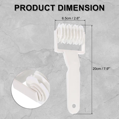 Unique Bargains Plastic Durable With Spikes Cookie Pizza Dough Docker Roller 1 Unique Bargains Plastic Durable With Spikes Cookie Pizza Dough Docker Roller