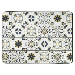 Unique Bargains Flowers And Leaves Dish Drying Mat -Kitchen Utensil Store GUEST dface05d f1ff 4f39 84c9 21abf6d410a3