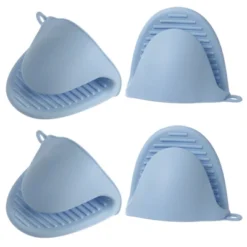 Unique Bargains Silicone Heat Resistant Anti-Slip Reusable Oven Mitts 4 Pcs -Kitchen Utensil Store GUEST e0db9c56 347c 4156 9532 9d6afa480c2d
