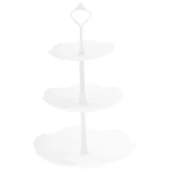 Unique Bargains Petal-shaped 3-Layer Dessert Cupcake Stand With Layered Serving Tray For Pastries Donuts And Fruits -Kitchen Utensil Store GUEST e1bcddc1 4ac7 4dee b755 8944e3e1ef85