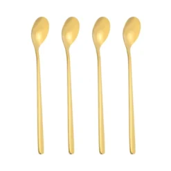 Unique Bargains Stainless Steel Long Handle Iced Tea Coffee Spoons 4 Pcs -Kitchen Utensil Store GUEST e238ebce bcf8 402b 89b5 6092372169dc