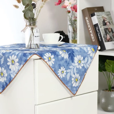 Unique Bargains White Flower Printed Square Shaped Tablecloth 24 X 24 Inch 1 Pc 1 Unique Bargains White Flower Printed Square Shaped Tablecloth 24 X 24 Inch 1 Pc