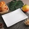 Unique Bargains Household Design Dessert Food Appetizer Serving Plate Dish