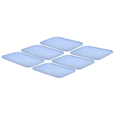 Unique Bargains Kitchen Restaurant Reusable Lightweight Plastic Fast Food Serving Tray 6 Pcs 8 Unique Bargains Kitchen Restaurant Reusable Lightweight Plastic Fast Food Serving Tray 6 Pcs - Image 8