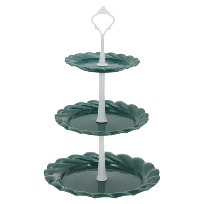 Unique Bargains 3-Layer Round Dessert Cupcake Stand With Tiered Serving Tray For Pastries Donuts And Fruits 7 Unique Bargains 3-Layer Round Dessert Cupcake Stand With Tiered Serving Tray For Pastries Donuts And Fruits - Image 7
