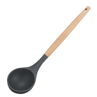Unique Bargains Heat Resistant Kitchen Cooking Dark Gray Soup Ladle 12.4 Inch Dark Gray 1 Pc 6 Unique Bargains Heat Resistant Kitchen Cooking Dark Gray Soup Ladle 12.4 Inch Dark Gray 1 Pc - Image 6