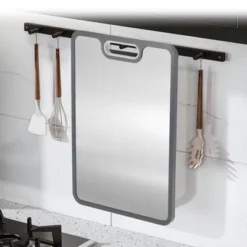 Unique Bargains Double-Sided Pure Titanium Cutting Board Gray Beige -Kitchen Utensil Store GUEST e66b7b38 5f76 4a08 b286 b8c964a51bbb