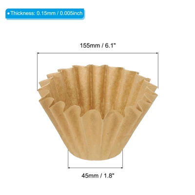 Unique Bargains Cafe Office Home Brewing Paper Disposable Drip Coffee Filters 100 Pcs 1 Unique Bargains Cafe Office Home Brewing Paper Disposable Drip Coffee Filters 100 Pcs