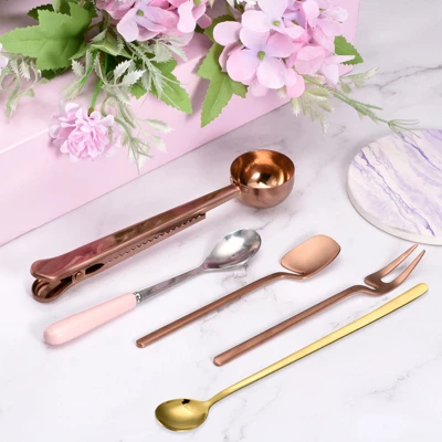 Unique Bargains Stainless Steel With Clip 2 In 1 Coffee Measuring Spoon 3 Pcs 2 Unique Bargains Stainless Steel With Clip 2 In 1 Coffee Measuring Spoon 3 Pcs - Image 2