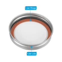 Unique Bargains Regular Mouth Iron Split-Type Leak-Proof Mason Jar Lids 10 Pcs -Kitchen Utensil Store GUEST e740a3c3 85e8 4666 805c d0af1237e427