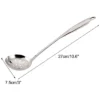 Unique Bargains Heat-resistant Non-stick Stainless Steel Slotted Spoon Strainer Silver Tone 10.6" Length