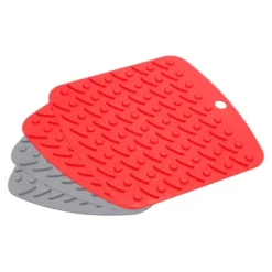 Unique Bargains Heat Resistant Non-Slip Flexible Durable Trivet Mat 4 Pcs -Kitchen Utensil Store GUEST e8b73183 424a 47df 9cbc 2797532c3017