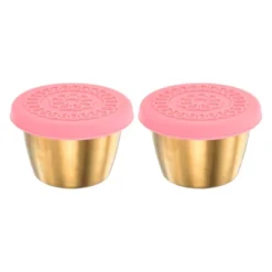 Unique Bargains Silicone Durable Leak-proof Portable Pink Food Storage Containers -Kitchen Utensil Store GUEST ea9685d8 6035 473b a21e 85b4601dffd0