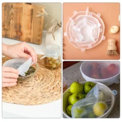 Unique Bargains Reusable Silicone Stretch Lids For Bowls And Food Covers 2 Sets -Kitchen Utensil Store GUEST eba4fbc3 513d 4867 9647 659a41a7482b