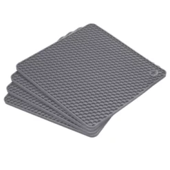Unique Bargains Silicone Square Hot Pans Pads Heat Resistant Non-Slip Trivets 4 Pcs -Kitchen Utensil Store GUEST ed687e64 edc2 4975 84c3 8c046b1c183e