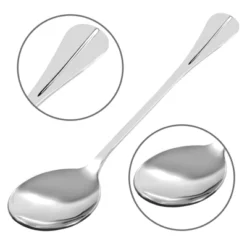 Unique Bargains Stainless Steel Kitchenware Cooking Soup Salt Sugar Dining Spoons 5.1" 10 Pcs -Kitchen Utensil Store GUEST ee399986 bcfa 45c8 89e5 e2f7dc85dd15