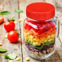 Unique Bargains Wide Mouth Plastic Mason Jar Lids With Silicone Sealing Ring 10 Pcs -Kitchen Utensil Store GUEST ef9a13e8 1499 4f40 9317 f8fef79e4ebc 1