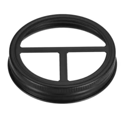 Unique Bargains 304 Stainless Steel Leak-Proof Mason Jar Toothbrush Holder Lid -Kitchen Utensil Store GUEST f0231314 1462 4448 9b7f 8784ac8c1109