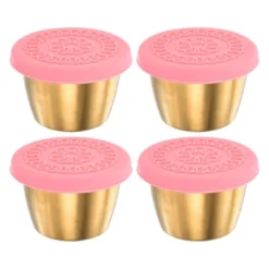 Unique Bargains Silicone Durable Leak-proof Portable Pink Food Storage Containers -Kitchen Utensil Store GUEST f0463a87 884f 4171 a768 3f0192f86bca