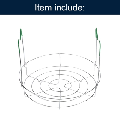 Unique Bargains Stainless Steel Foldable Durable Corrosion-Resistant Canning Rack 2 Unique Bargains Stainless Steel Foldable Durable Corrosion-Resistant Canning Rack - Image 2