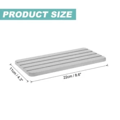 Unique Bargains Dish Drying Mats Fast Water Absorbent Diatomite Tray